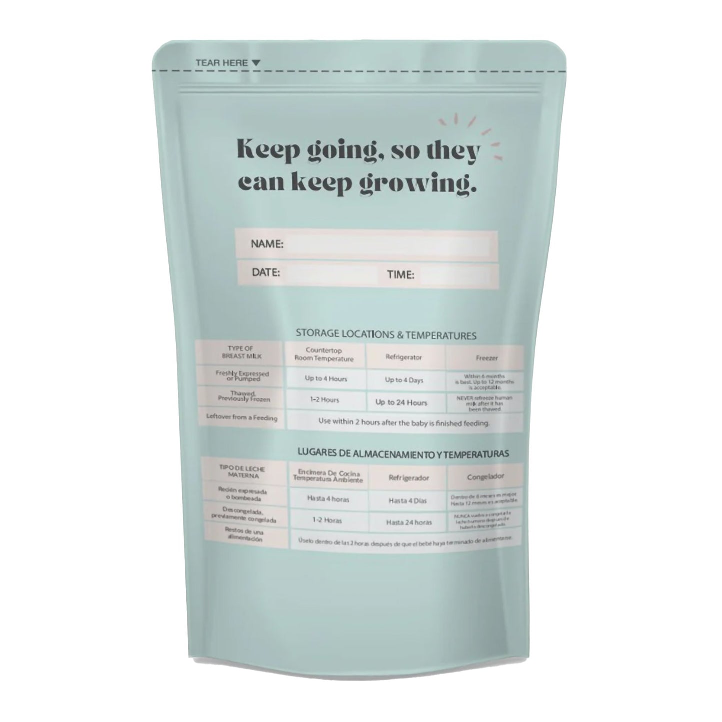 BAG, STORAGE MILK ZOMEE