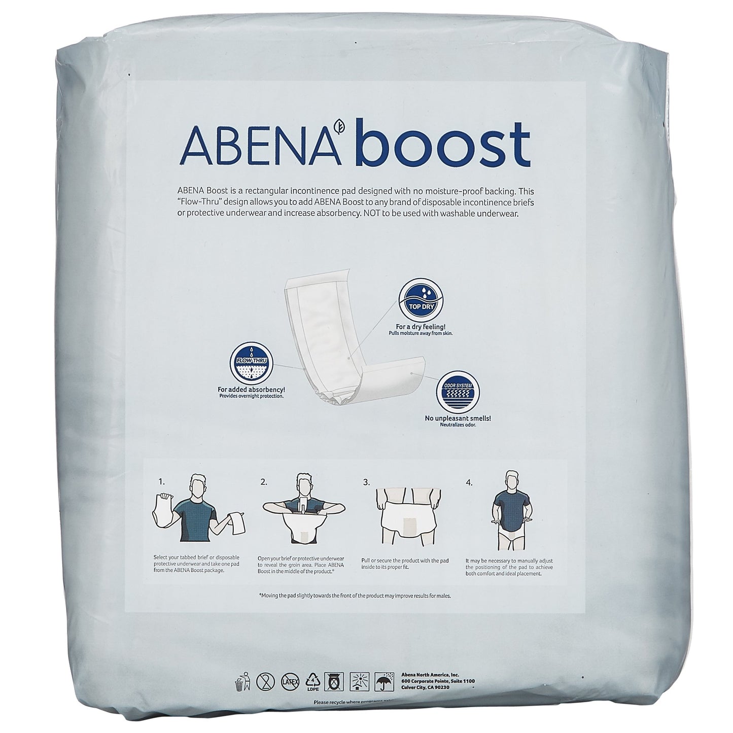 PAD, INCONT ABRI-LET ABSRB ANATOMIC BOOST XLG