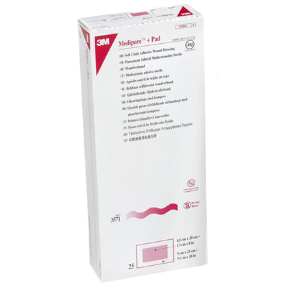 DRESSING, SOFT CLOTH MEDIPORE+PAD 3X1/2X10"