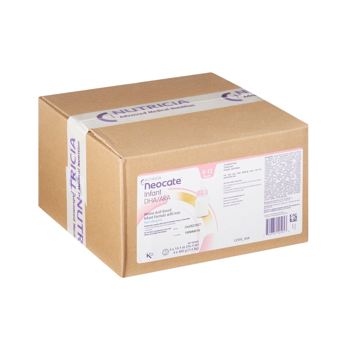 FORMULA, INF NEOCATE NUTRICIADHA/ARA CAN PDR 14.1OZ