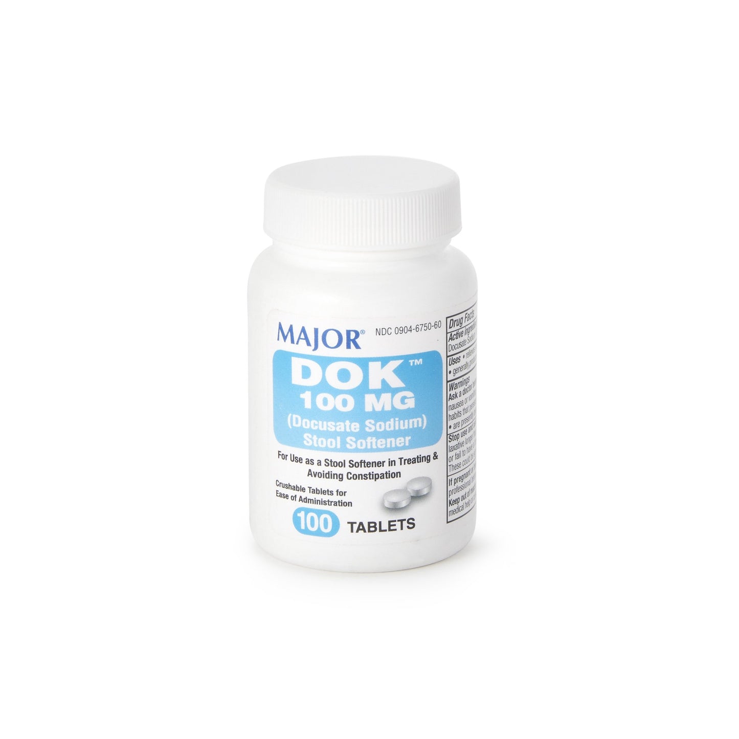 DOK, TAB 100MG DOCUSATE SODIUM
