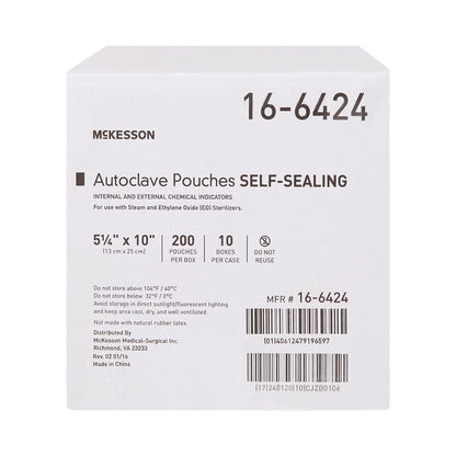 POUCH, SELF SEAL ECON 5.25X10