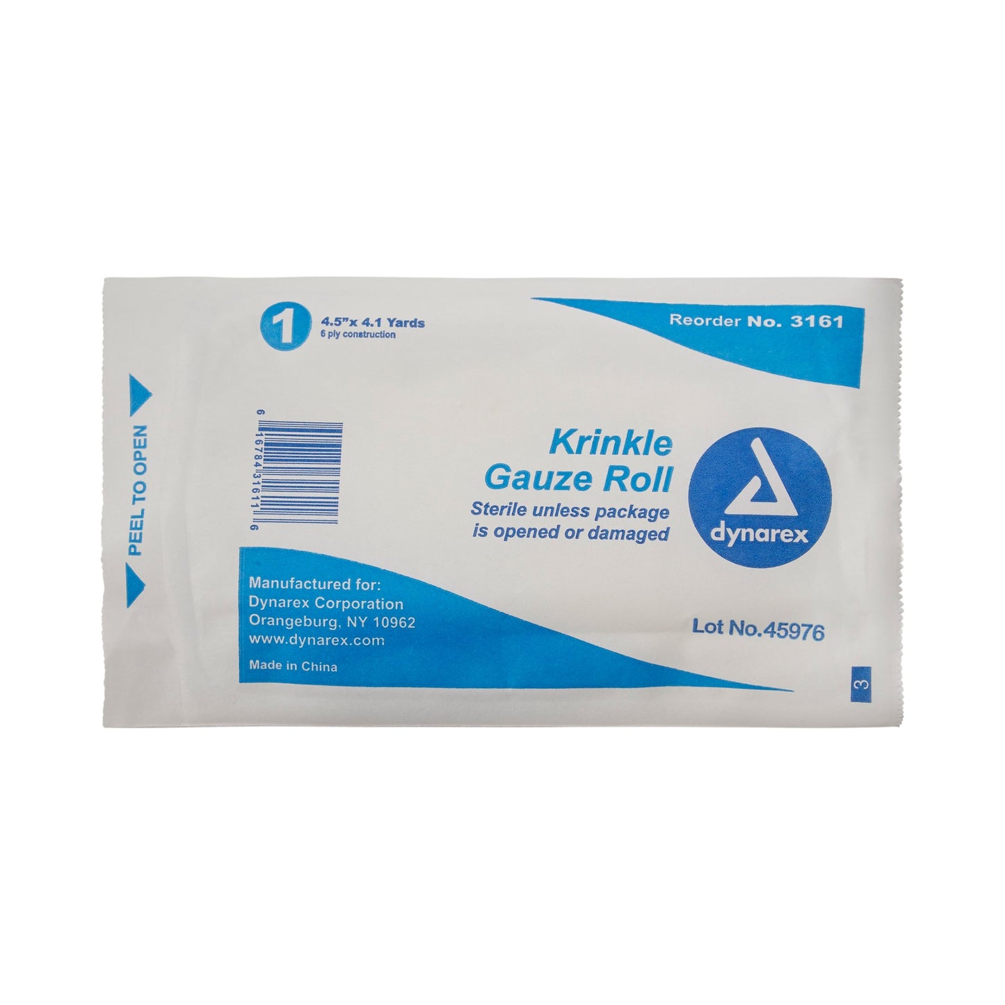 BANDAGE, GAUZE CRINKLE STR 4.5"X4.1YD