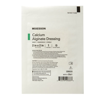 DRESSING, CALCIUM ALGINATE SHEET 2"X2"