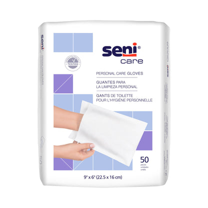 GLOVE, CLEANSING SENI CARE 9"X6"