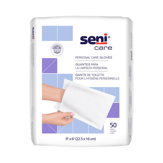 GLOVE, CLEANSING SENI CARE 9"X6"