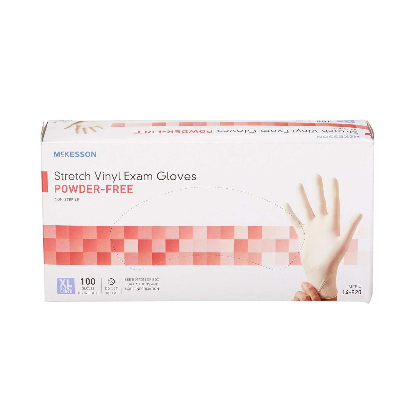 GLOVE, EXAM VNYLSTRCH XL N/S