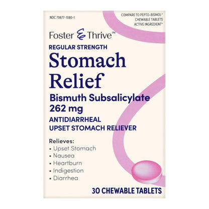 STOMACH RELIEF, TAB FT SM CHEWREG 262MG