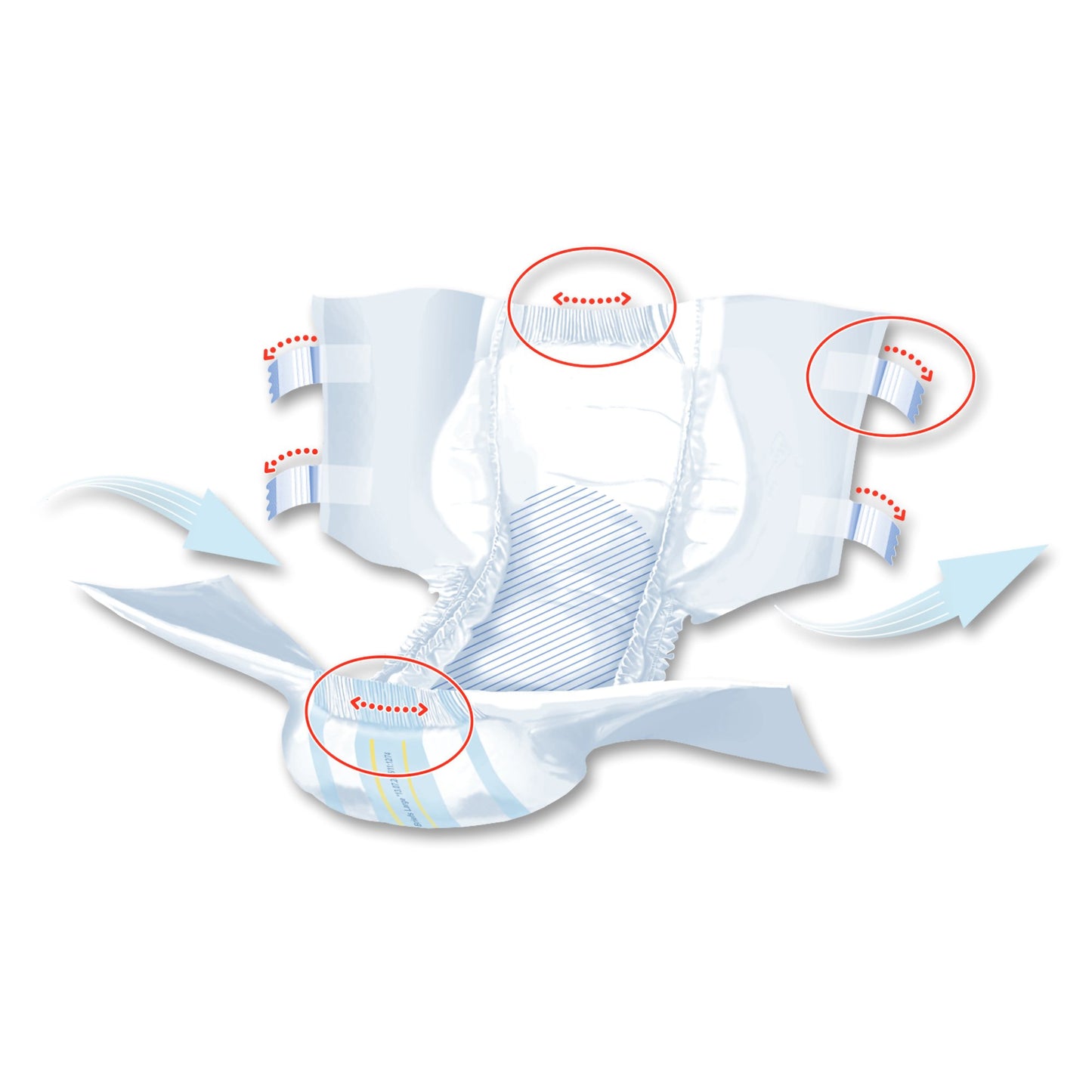 BRIEF, INCONT SENI SUPER QUATRO LG 45-59"