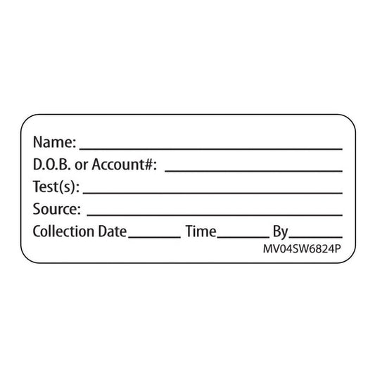 LABEL, SPECIMEN 2 1/4"X1"