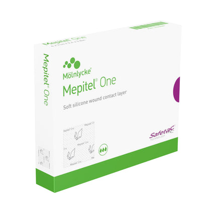 DRESSING, MEPITEL ONE WOUND CONTACT LAYER 4X8"