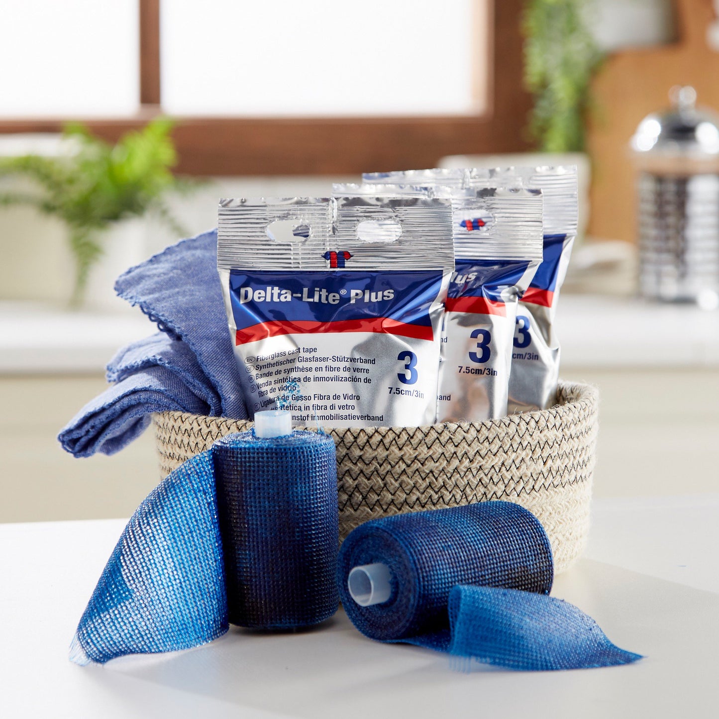 TAPE, CAST DELTA-LITE+ 3"X4YDSDEEP BLU