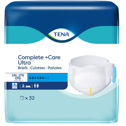 BRIEF, INCONT TENA UNSX COMPLETE CARE 2XLG