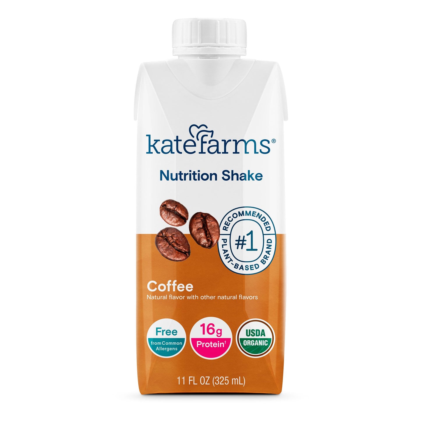 SHAKE, NUTRITION KATE FARMS COFFEE 11 FL OZ 325ML