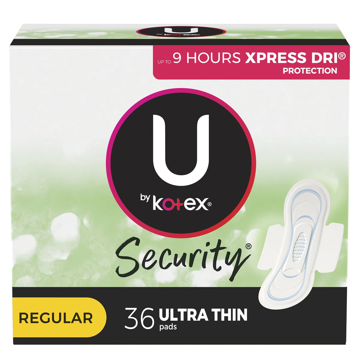 PAD, U BY KOTEX PREM ULTRA THIN REG W/WINGS