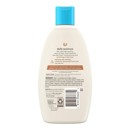 AVEENO, DAILY MOISTURE WASH/SHAMPOO BABY 8OZ