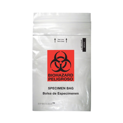 BAG, BIO SPCMN ZIP PCKT CLR 6X9