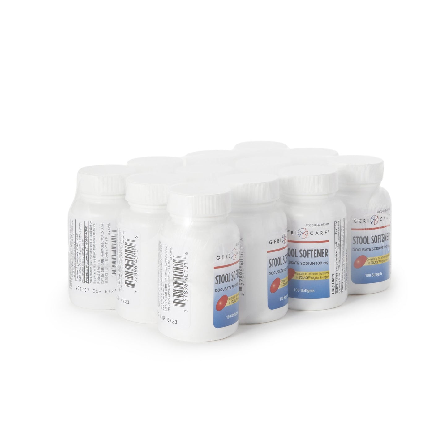 DOCUSATE SODIUM, CAP SGEL 100MG