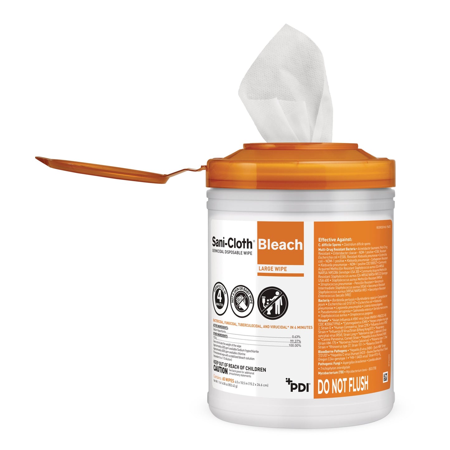 WIPE, SANI-CLOTH BLEACH GERMICIDAL