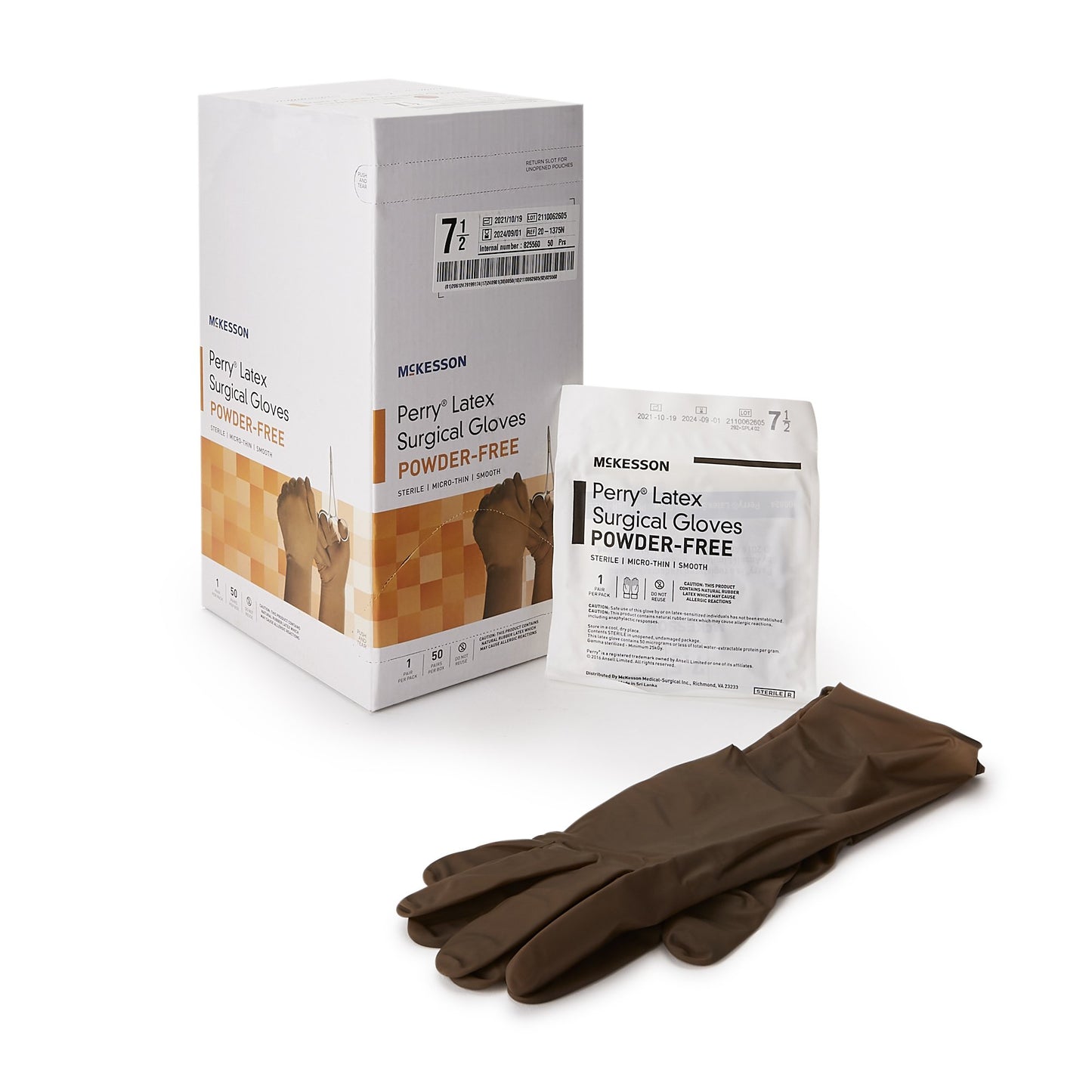 GLOVE, SURG LTX 7.5 STR2 SMTHMICROTHIN