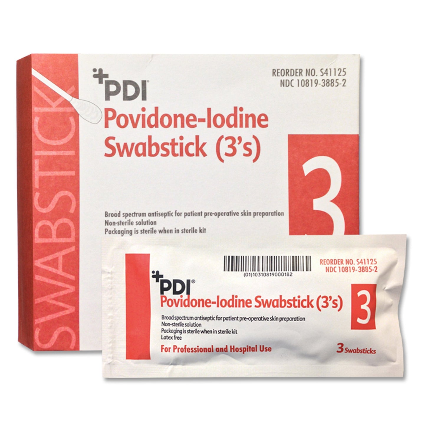 SWABSTICK, PVP PREP 3'S