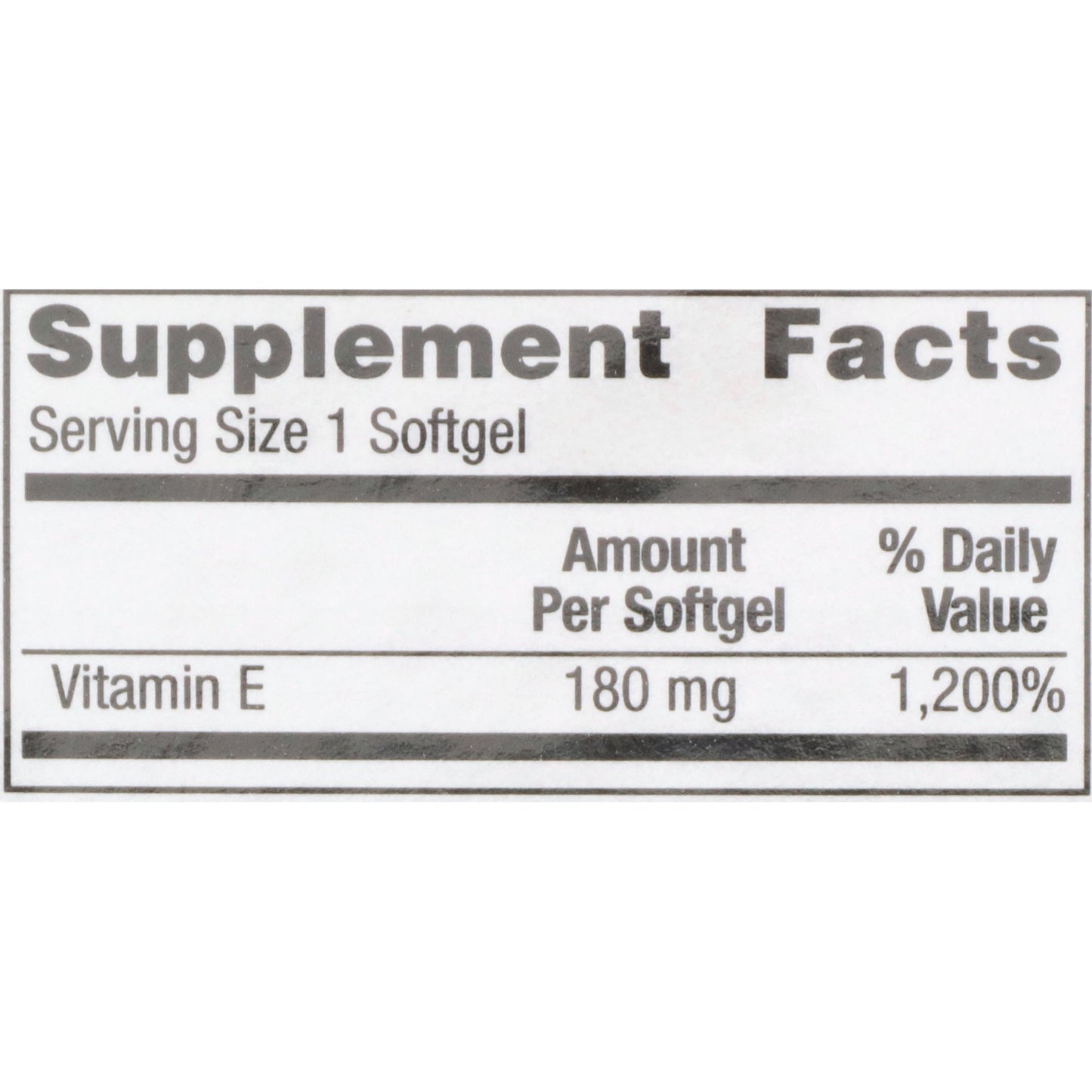 VIT E, SFT GEL 400IU