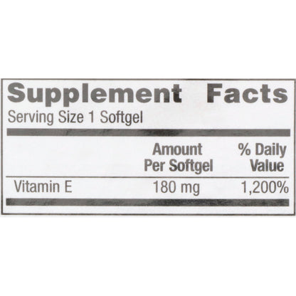 VIT E, SFT GEL 400IU