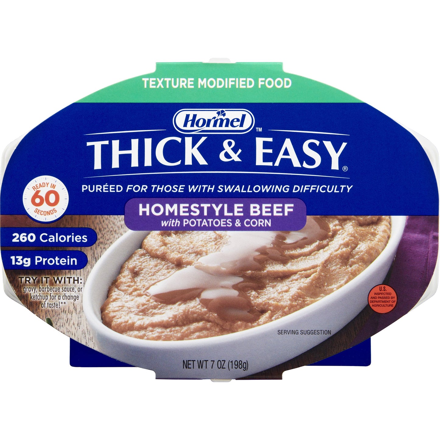 THICK&EASY, PUREE BEEF W/POTATOES/CORN