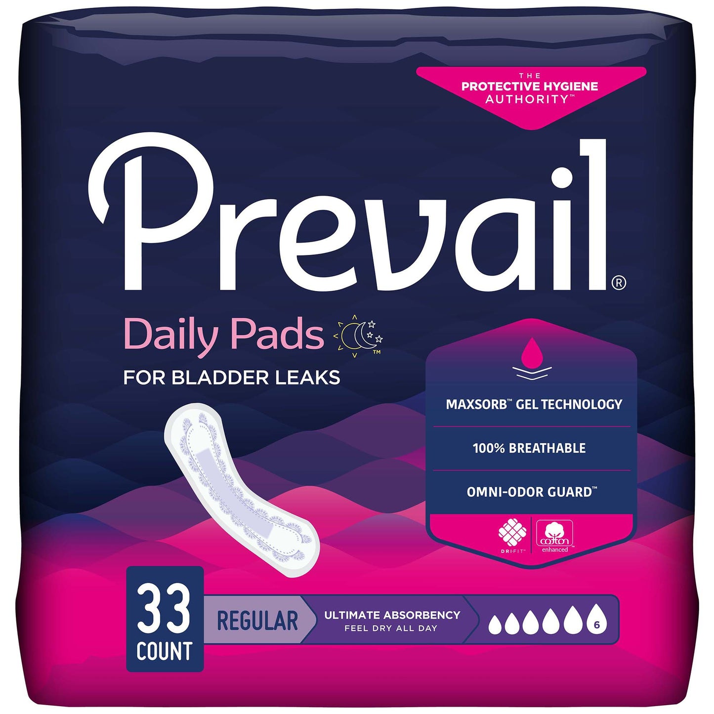 PAD, INCONT PREVAIL UTIMATE ABSORBENCY