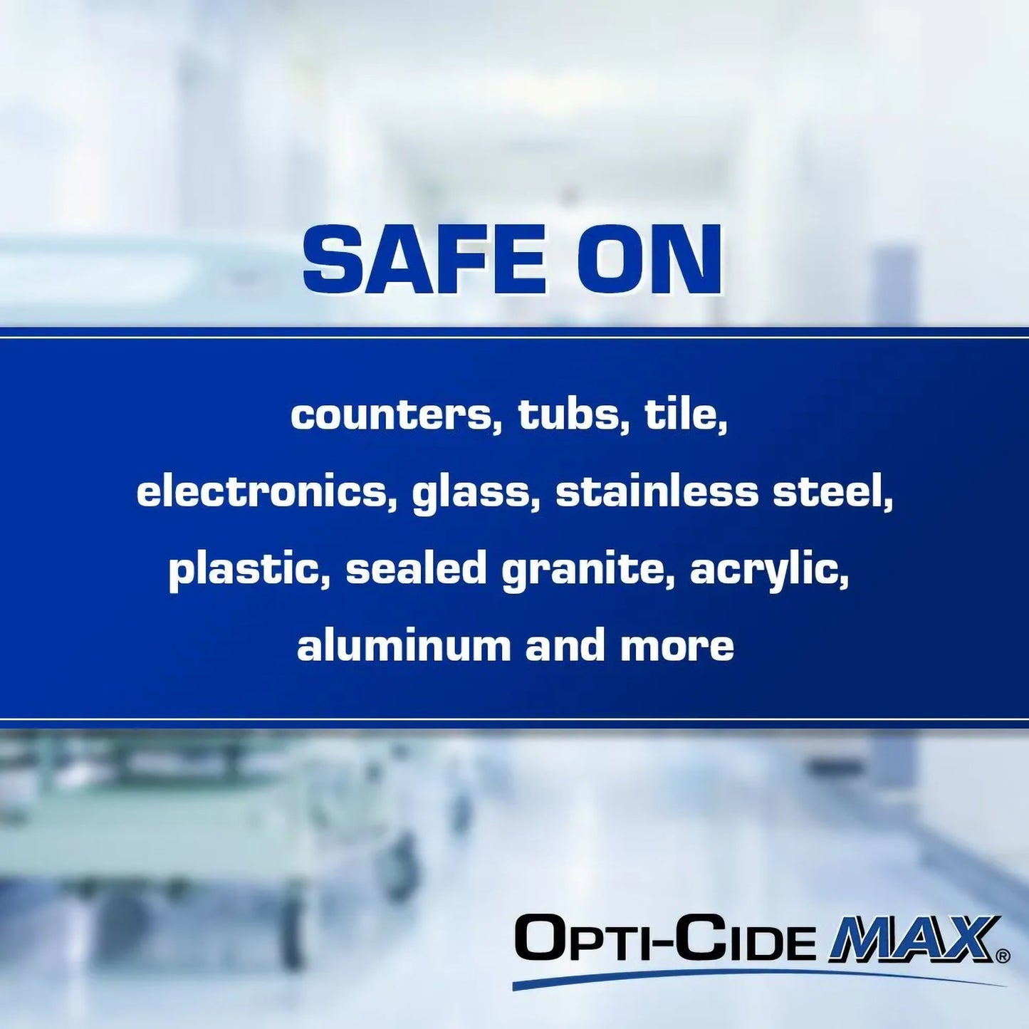 WIPE, DISINFECTANT OPTI-CIDE MAX 6"X6 3/4"