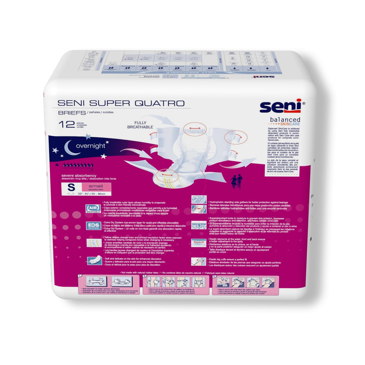 BRIEF, INCONT SENI SUPER QUATRO SM 22"-31"