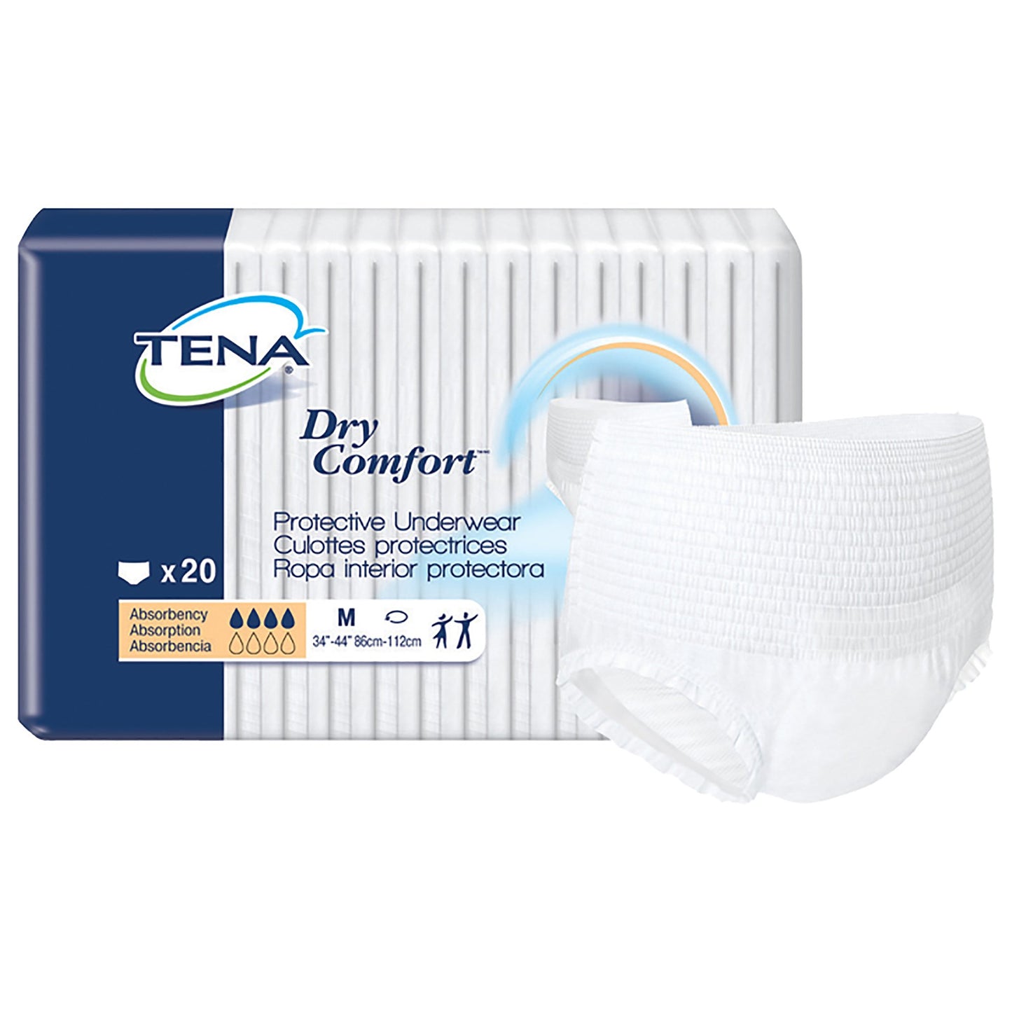 UNDERWEAR, TENA DRY COMFORT MED
