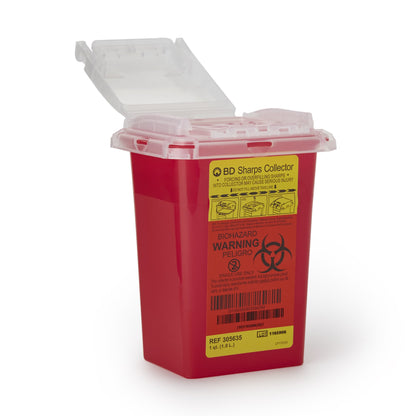 CONTAINER, SHARPS RED 1QT