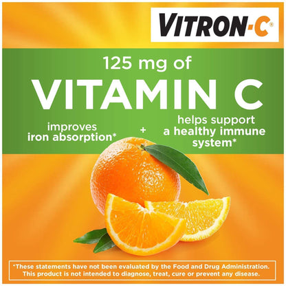 VITRON-C IRON+C, TAB 200-125MG
