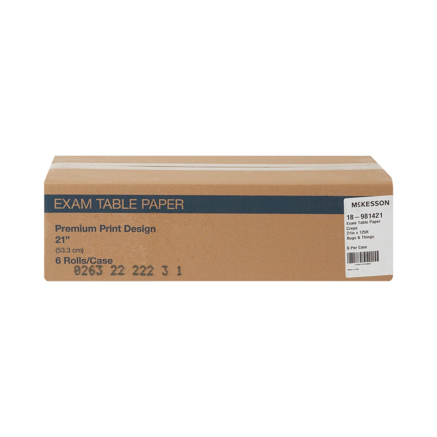 PAPER, TABLE CREPE BUGS PRNT 21"X125'