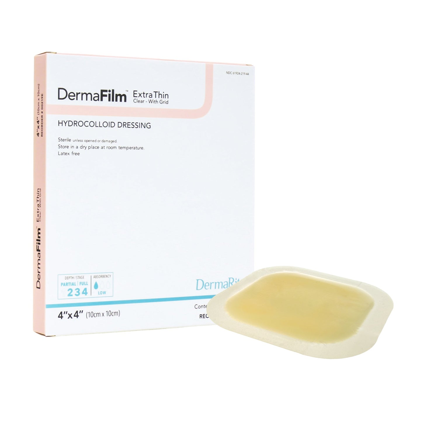 DRESSING, DERMAFILM THIN 4X4