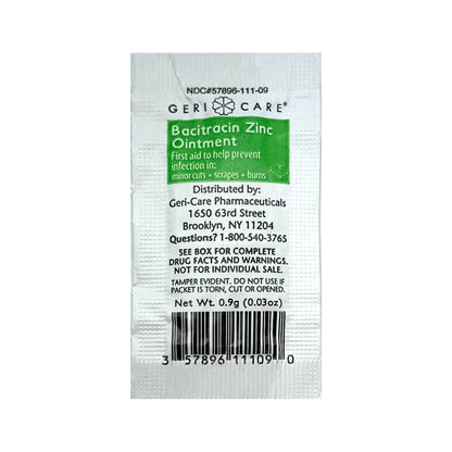 BACITRACIN ZINC, OINT 0.9GM