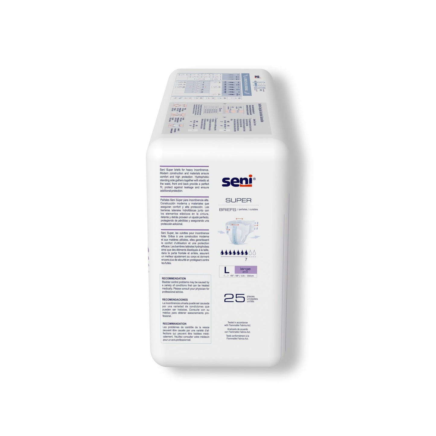BRIEF, INCONT SENI SUPER LG 45"-59"