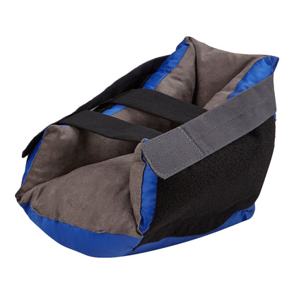BOOT, HEEL PROTECTOR OPEN-TOEBLK/BLU