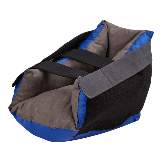 BOOT, HEEL PROTECTOR OPEN-TOEBLK/BLU