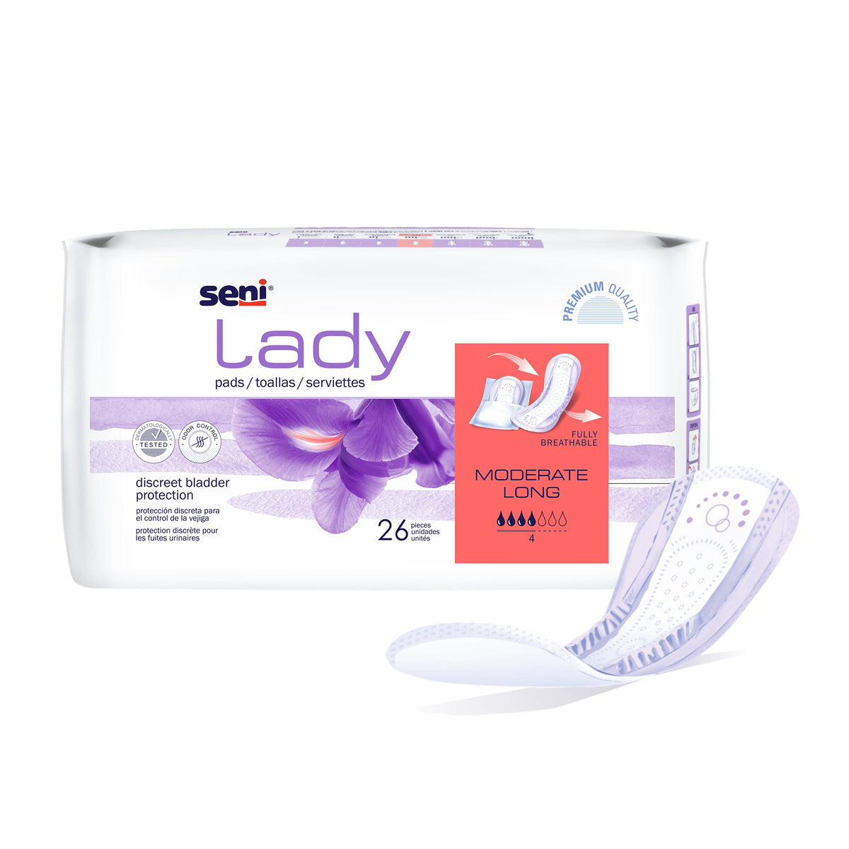 PAD, SENI LADY MODERATE LONG