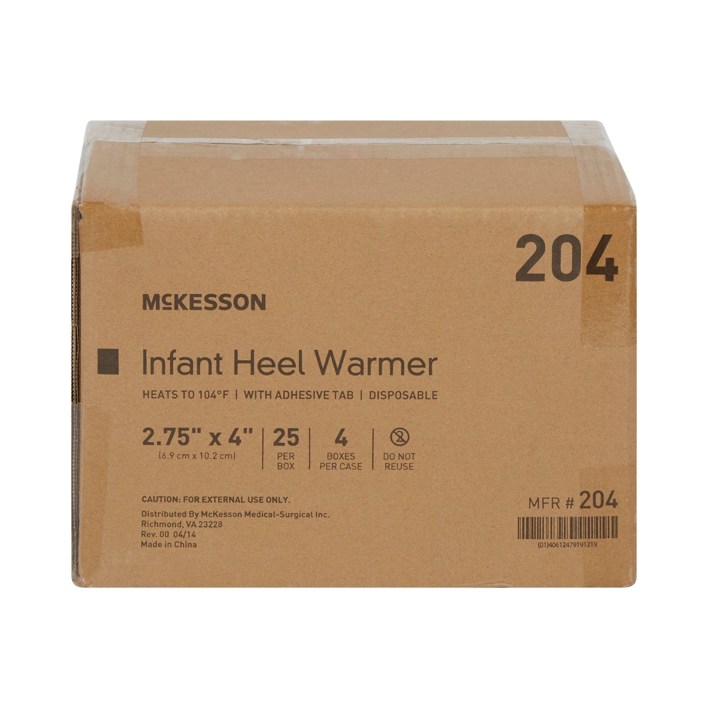 WARMER, HEEL INF LF 2.75"X4"