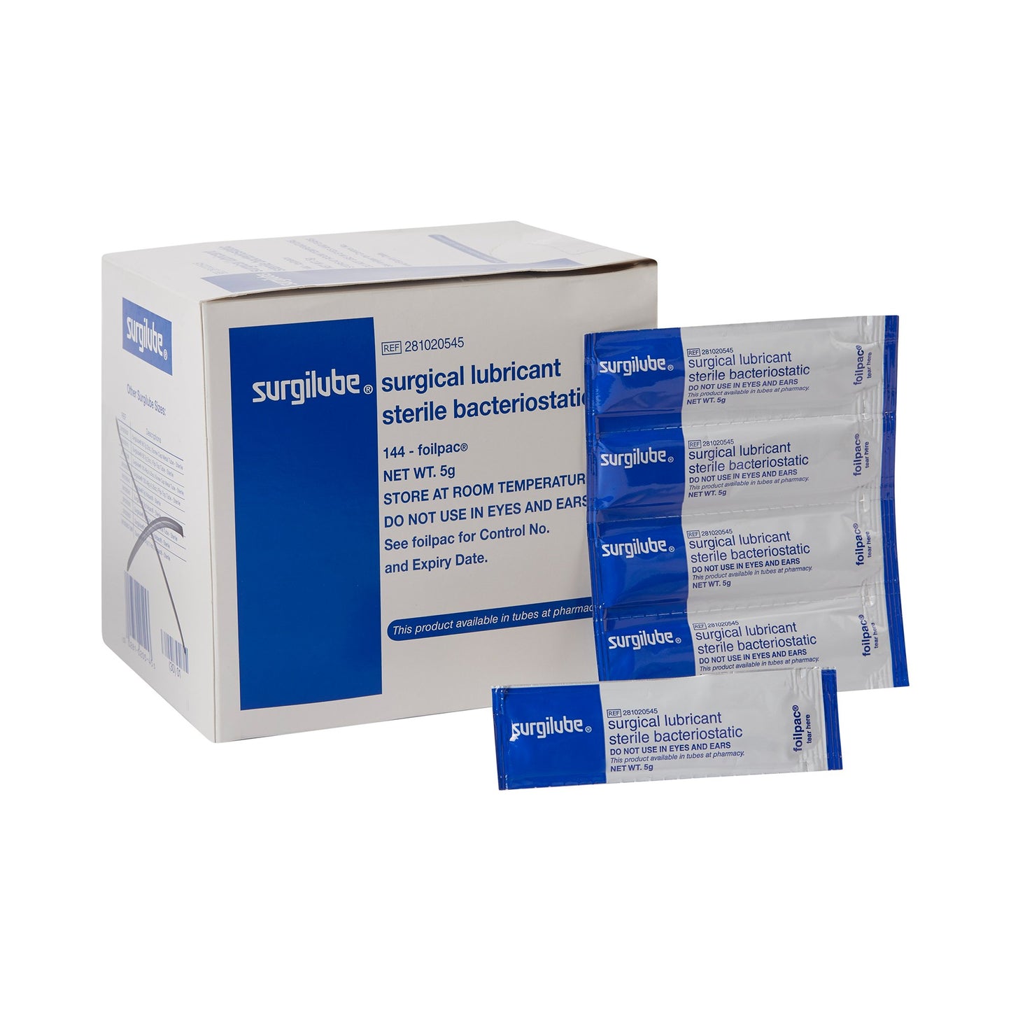 LUBRICATING JELLY, SURGILUBE 5GM FOIL PK