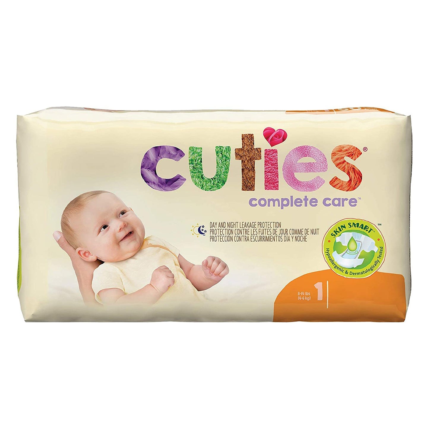 DIAPER, BABY CUTIES PREVAIL 8-14LBS SZ1