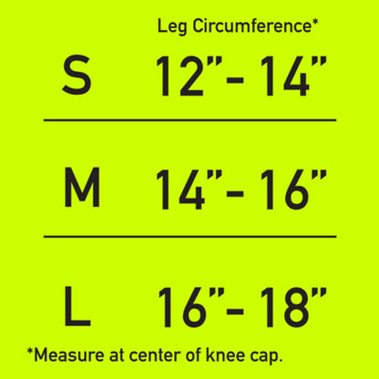 KNEE SLEEVE, COMPRESSION SPARKKINETIC BLK MED