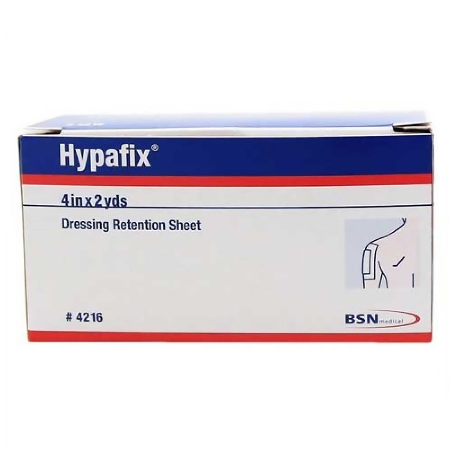 TAPE, DRESSING HYPAFIX RETENTION 4"X2YDS