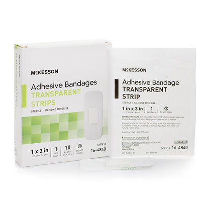 BANDAGE, ADHSV SHR SILICONE STRIP 1" X 3"