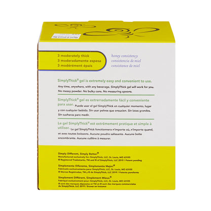 SIMPLY THICK, GEL HONEY 12GM INDIVIDUAL PACKETS