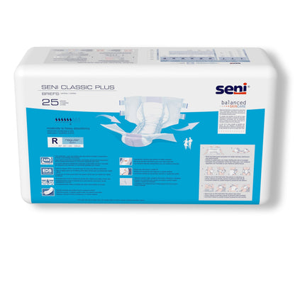 BRIEF, INCONT SENI CLASSIC PLUS REG 40"-50"