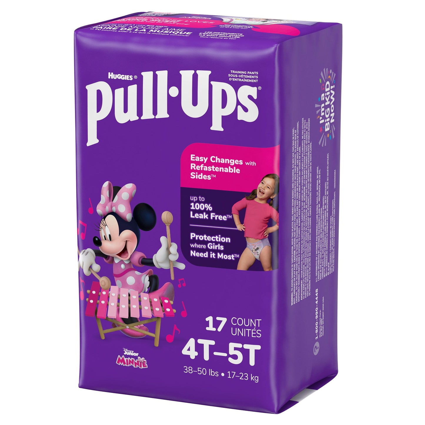 PANTS, TRAINING PULL-UPS LEARNING DESIGN GIRL 4T-5T